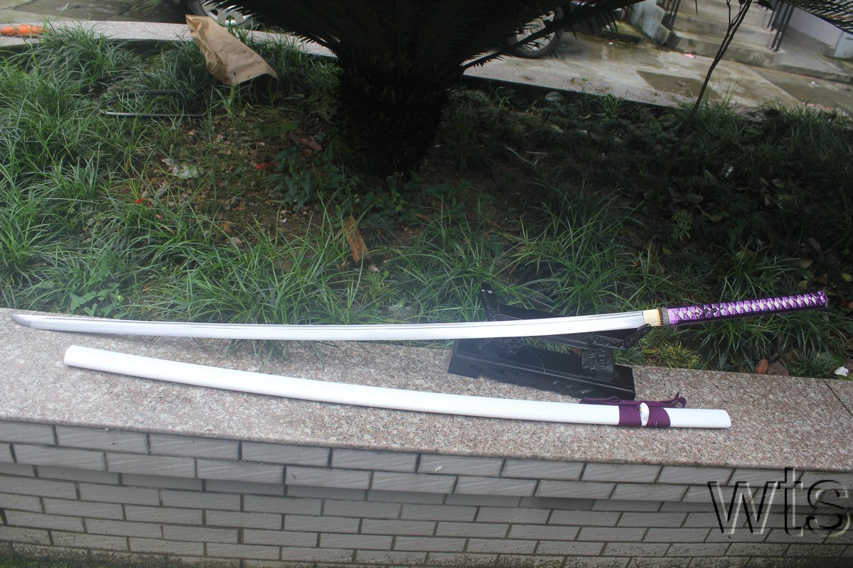 Japanese Two Handed Murasaki Nodachi Odachi Japanese Large Field