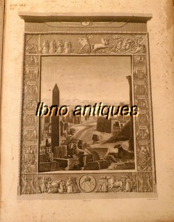 DESCRIPTION DE L EGYPTE. ORIGINAL 1ST ED. 1809 - 6 VOLUMES