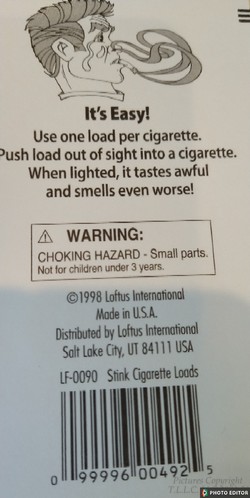 cigarette loads amazon 12 STINK + 4 FAKE CIGARETTES SMOKING GAG GIFT PRANK JOKE + BONUS SMOKERS PRANK KIT # 6