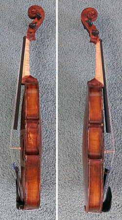 RESTORED ANTIQUE HOPF 4/4 GERMAN TRADE VIOLIN STRADIVARI COPY WITH