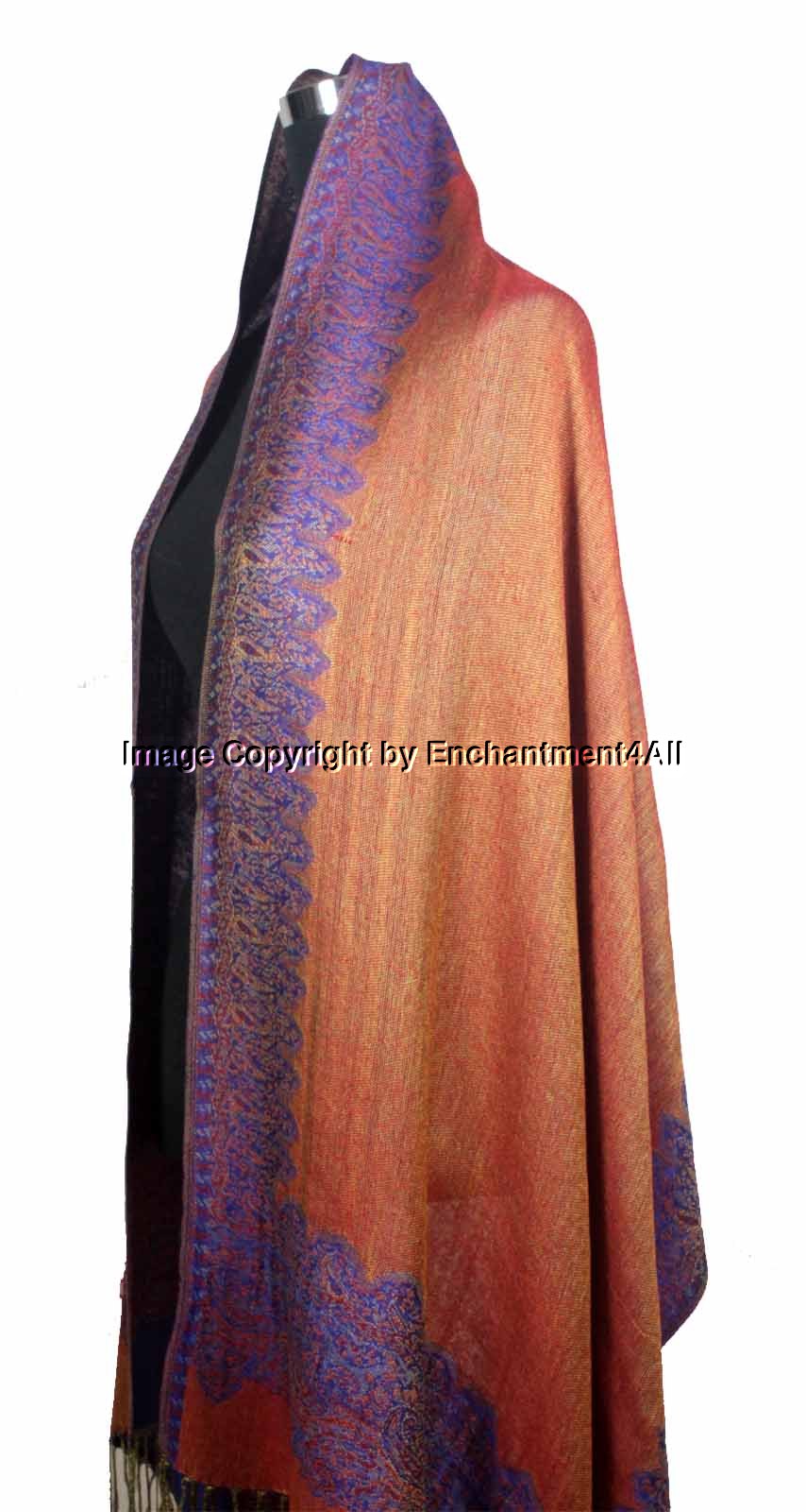 VENVSBEE Van Gogh Schal - Reversibel & Extra Groß - 70x200cm - Kuschelweicher Pashmina Mit Kunstprint Für Besondere Anlässe