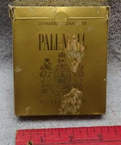 Vintage - EMPTY - AIR FORCE ONE - Pall Mall - CIGARETTE BOX - WELL USED *