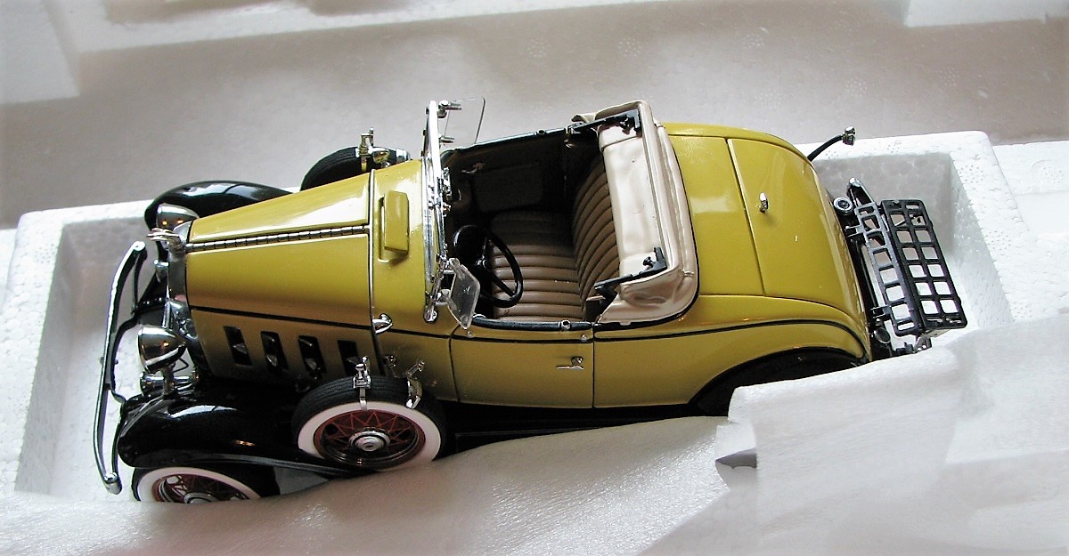 シュタイフDicky1936Replica 1932 Chevy Confederate Roadster 1:24 Franklin Mint B11YF76