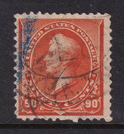 切手09 1890 Sc 229 orange used 90c single stamp FVF CV $140 (36 | eBay