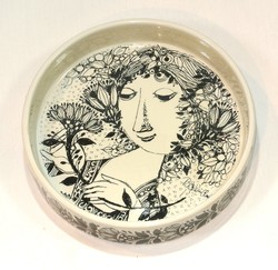 NYMOLLE ニモール Bjorn Wiinblad シーズンプレート 2枚 NYMOLLE Bjorn Wiinblad Round Bowl 3028-1284 Danish Modern