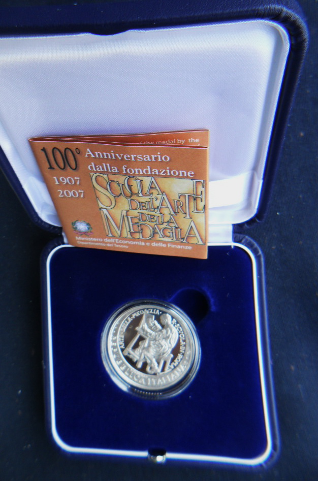 2007 ITALY rare silver COIN 10 Euro PROOF UNC School of Medal | eBay