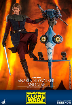 Hot Toys Star Wars Anakin Skywalker & STAP 1:6 Scale Figure Hot Toys Star Wars Anakin Skywalker & STAP 1:6 Scale Figure