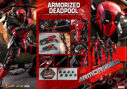 Hot Toys Armorized Warrior Deadpool 1:6 Scale Figure CMS09-D42