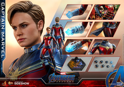 Hot Toys Captain Marvel Avengers Endgame 1:6 Scale Figure Brie