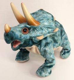 Kota & Pals Stompers Baby TRICERATOPS Dinosaur Walking