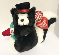Dandee Singing Animated Skunk Plush