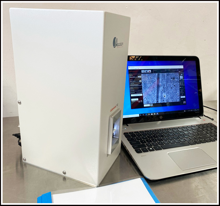 Nexcelom Cellometer K2 Dual Flourescence Image Cell Counter w