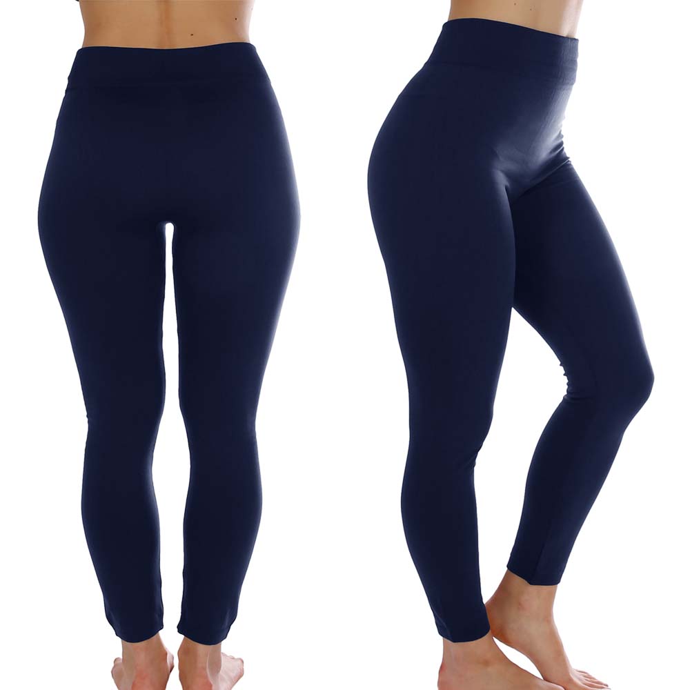 2-Pack Women's Plus Size Fleece Lined Leggings Winter Thermal Pants Plus  Size
