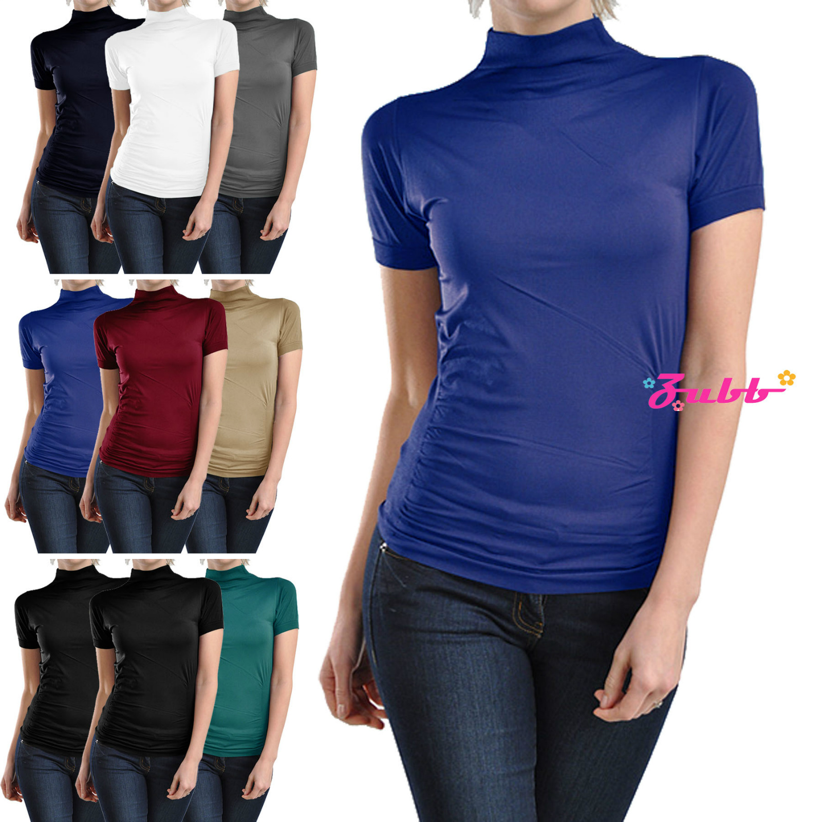 short sleeve mock t shirt