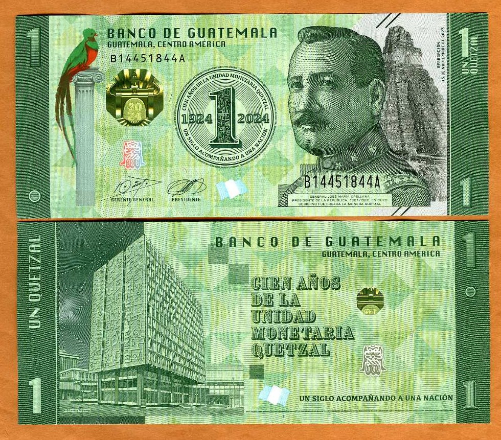 Guatemala, Quetzal, 2024, P-New, UNC Commemorative