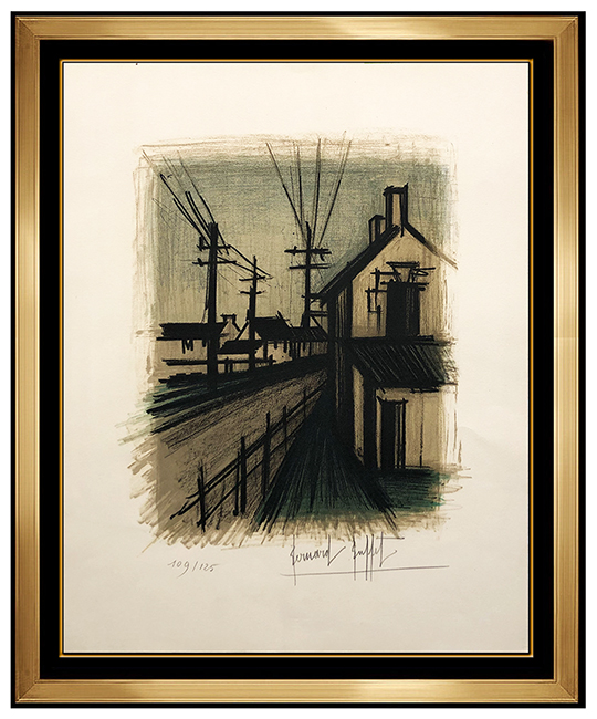 Bernard Buffet Original Color Lithograph Hand Signed Modern