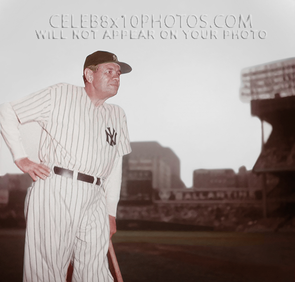 BABE RUTH 1948 YANKEE STADIUM FINALE (3) RARE 8x10 PHOTOS