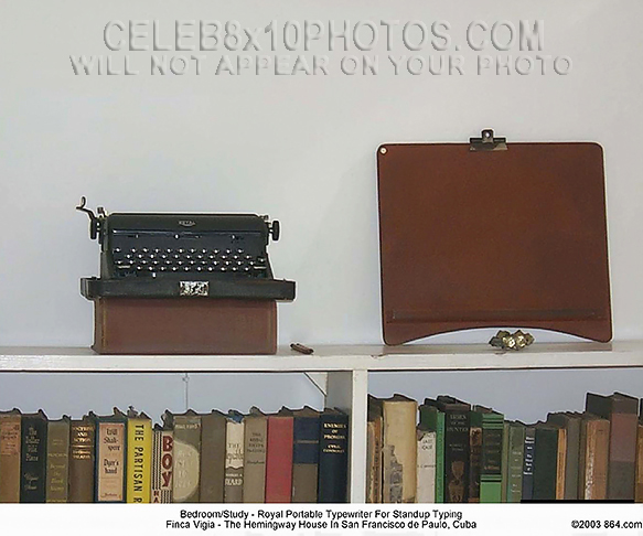 ERNEST HEMINGWAY HIS HOME IN KEY WEST (4) RARE 8x10 PHOTOS