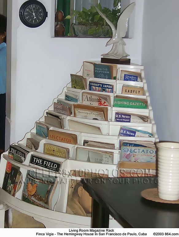 ERNEST HEMINGWAY HIS HOME IN KEY WEST (4) RARE 8x10 PHOTOS