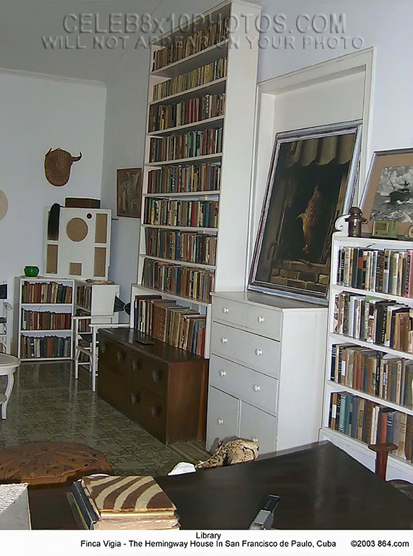 ERNEST HEMINGWAY HIS HOME IN KEY WEST (4) RARE 8x10 PHOTOS