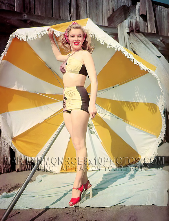 MARILYN MONROE 1946 SWIMSUIT SHOOT(1) RARE 8x10 PHOTO