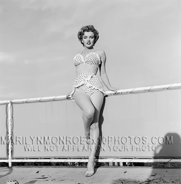 MARILYN MONROE 1948 SWIMSUIT BEAUTY (1) RARE 8x10 PHOTO