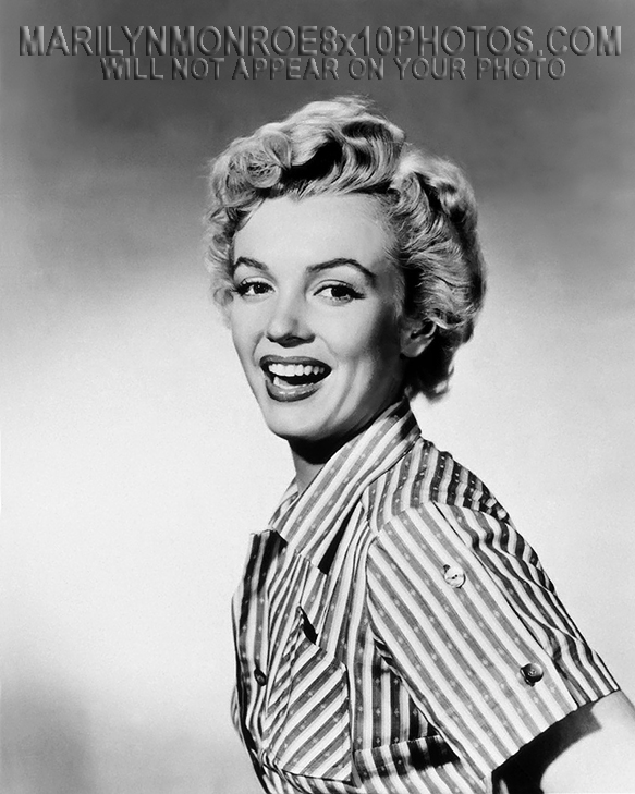 MARILYN MONROE 1953 PORTRAITS (2) RARE 8x10 PHOTOS