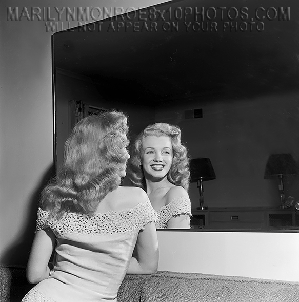 MARILYN MONROE 21 YEAR OLD BEAUTY (2) RARE 8x10 PHOTOS