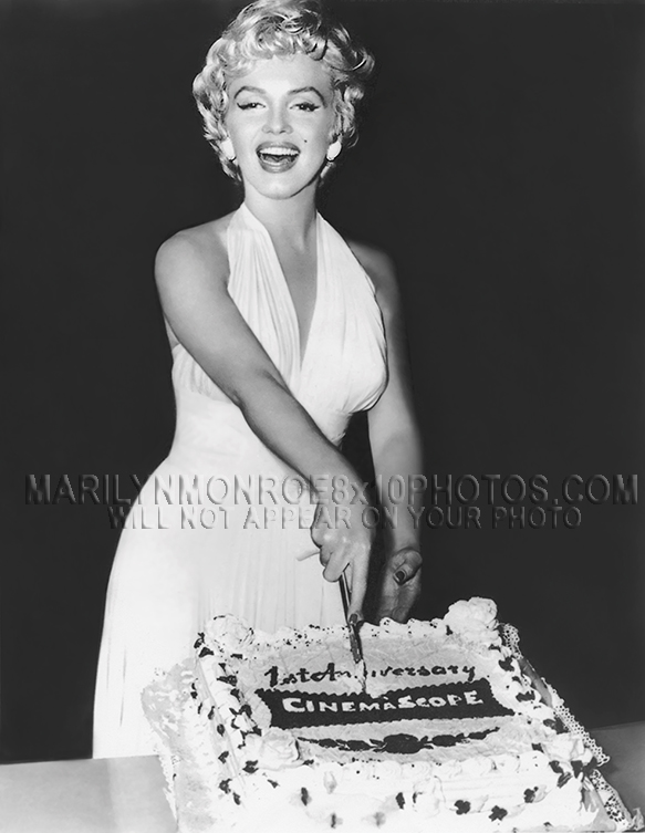 MARILYN MONROE 7YEAR ITCH CuttingCake (1) RARE 8x10 PHOTO