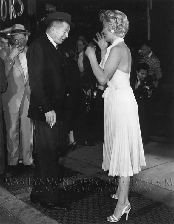 MARILYN MONROE 7 YEAR ITCH PRESHOOT (3) RARE 8x10 PHOTOS