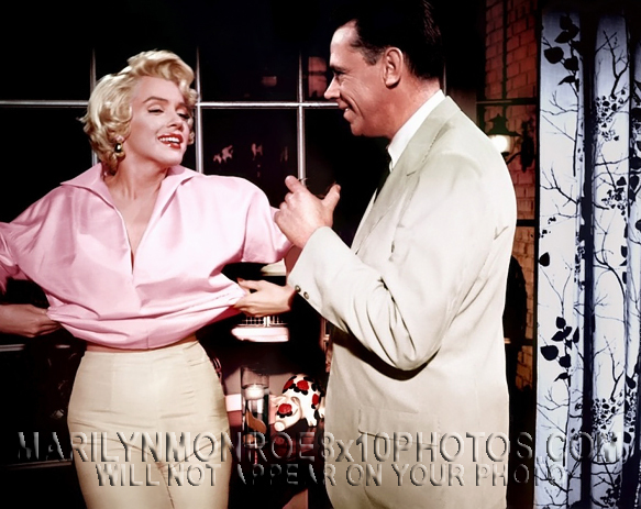 MARILYN MONROE 7 YEAR ITCH wTom Ewell (2) RARE 8x10 PHOTOS 