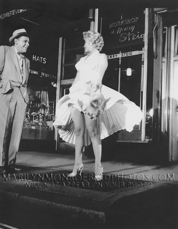 MARILYN MONROE 7YR ITCH SUBWAYUPSKIRT (2) RARE 8x10 PHOTOS