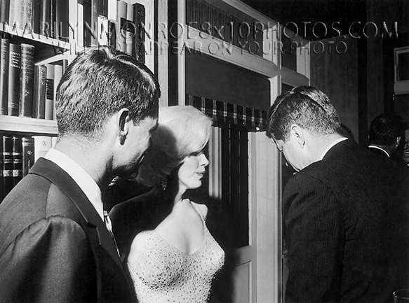 MARILYN MONROE AT JFK HONORS SHOW (5) RARE 8x10 PHOTOS 