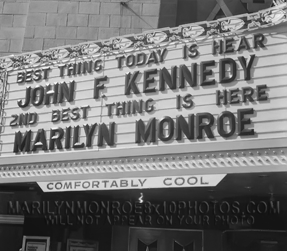 MARILYN MONROE AT JFK HONORS SHOW (5) RARE 8x10 PHOTOS