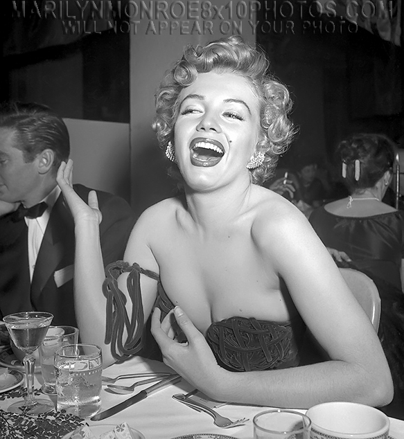 MARILYN MONROE AWARDS SHOW DINNER (3) RARE 8x10 PHOTOS