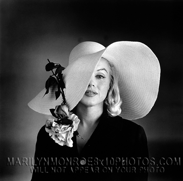 MARILYN MONROE A WOMAN OF MANY HATS (2) RARE 8x10 PHOTOS 