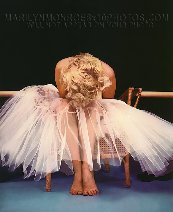 MARILYN MONROE BALLERINA (3) RARE 8x10 PHOTOS 