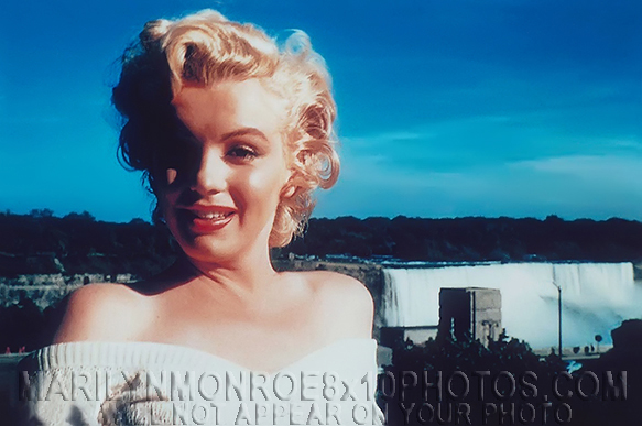 MARILYN MONROE BEAUTY AT NIAGARAFALLS (1) RARE 8x10 PHOTO