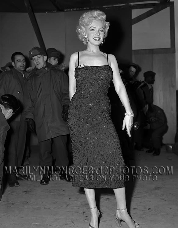 MARILYN MONROE BEAUTY IN KOREA (3) RARE 8x10 PHOTOS