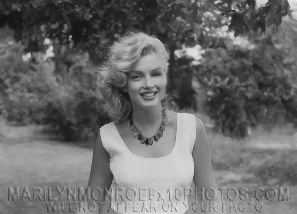 MARILYN MONROE BEAUTY in NATURE (3) RARE 8x10 PHOTOS