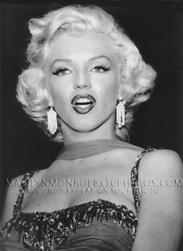 MARILYN MONROE BEAUTY in PENCiLMAKEUP (3) RARE 8x10 PHOTOS 