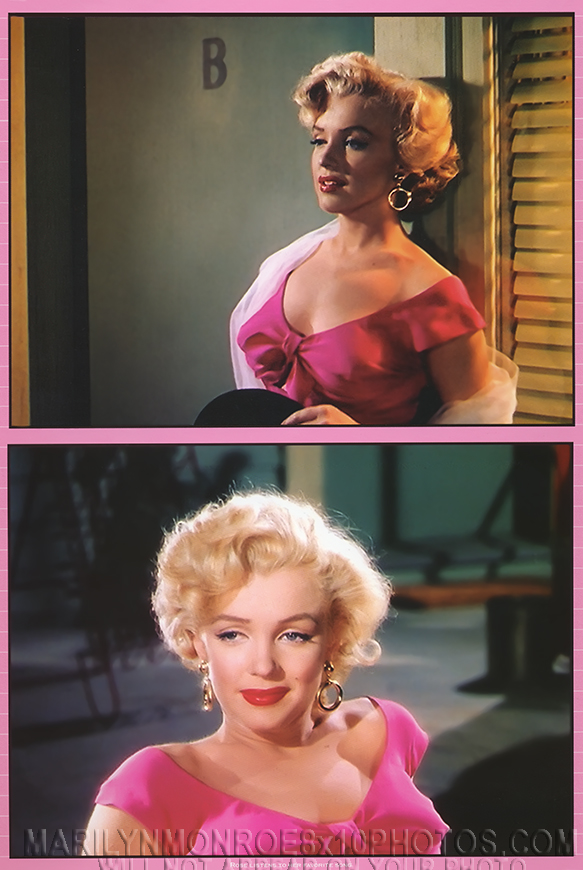 MARILYN MONROE BEAUTY in PiNK ONSET(1) RARE 8x10 PHOTO