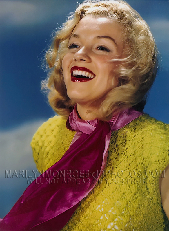 MARILYN MONROE BEAUTY in PINKSCARF (1) RARE 8x10 PHOTO