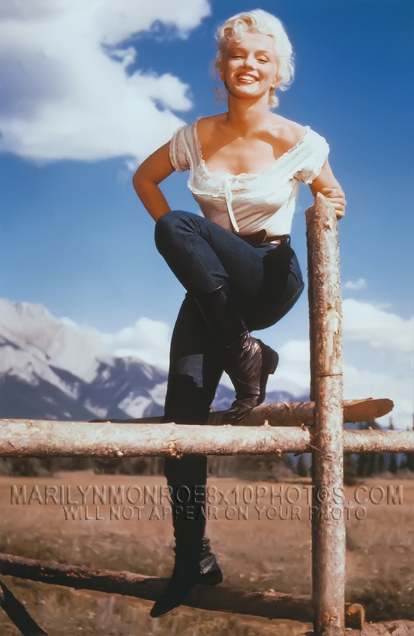 MARILYN MONROE BEAUTY ON A RANCH (1) RARE 8x10 PHOTO