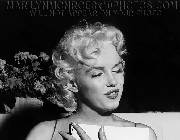 MARILYN MONROE BEAUTY with EYESCLOSED(1) RARE 8x10 PHOTO