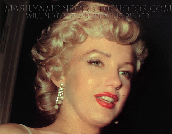 MARILYN MONROE BEAUTY with ORANGELIPS (1) RARE 8x10 PHOTO