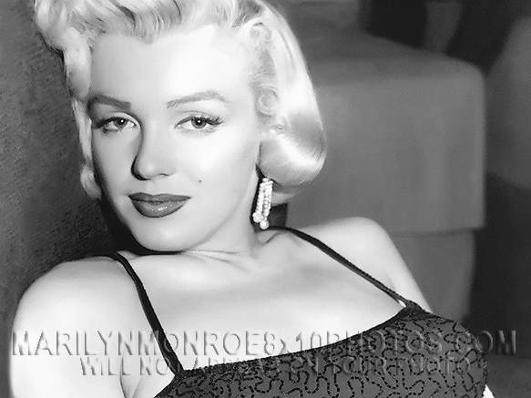 MARILYN MONROE BLONDEBOMBSHELL IN BnW (1) RARE 8x10 PHOTO