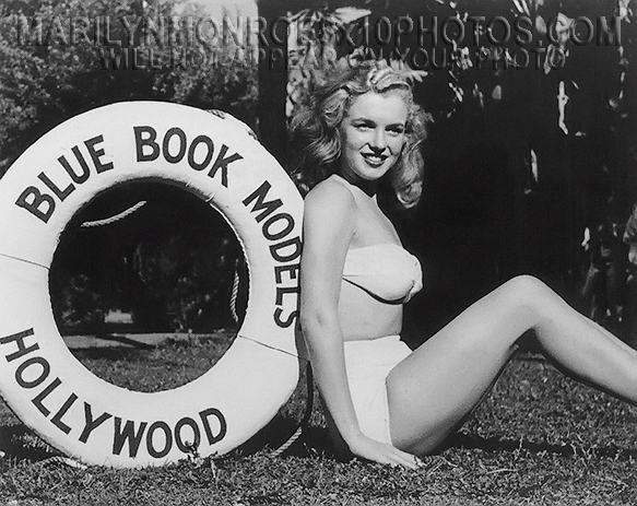 MARILYN MONROE BLUE BOOK MODEL 1943 (1) RARE 8x10 PHOTO