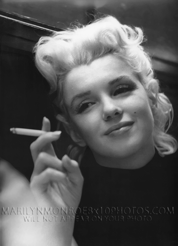 MARILYN MONROE CIGARETTE IN HAND (1) RARE 8x10 PHOTO