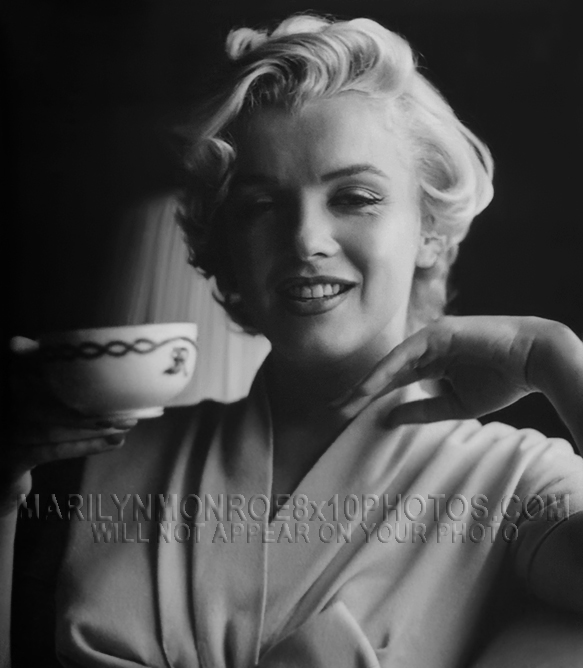 MARILYN MONROE COFFEEcup CLOSEUP (1) RARE 8x10 PHOTO